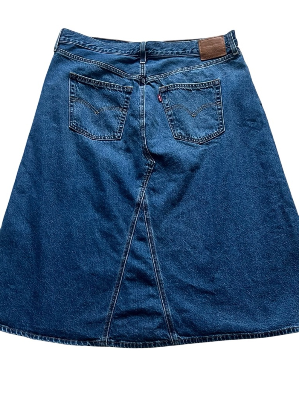 Levi’s Falda A-Line Decon Denim Skirt Size 34 - Picture 4 of 12